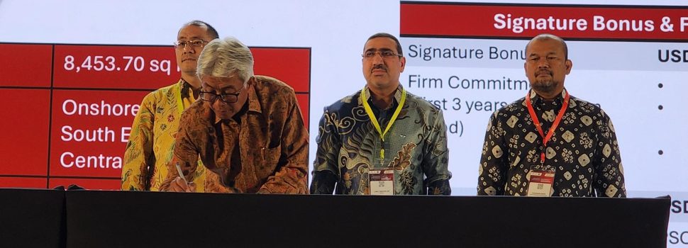 Konsorsium PHE, Sinopec, dan KUFPEC Teken Kontrak PSC Wilayah Kerja Melati