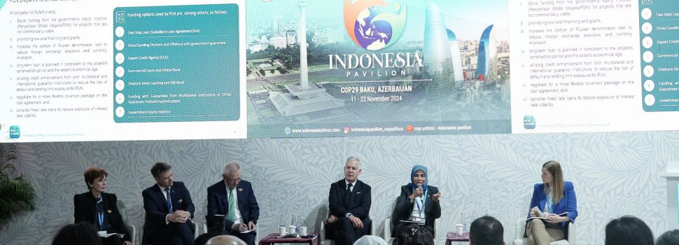Di COP29 Azerbaijan, PLN Paparkan Berbagai Inisiatif dan Strategi Pembiayaan Transisi Energi