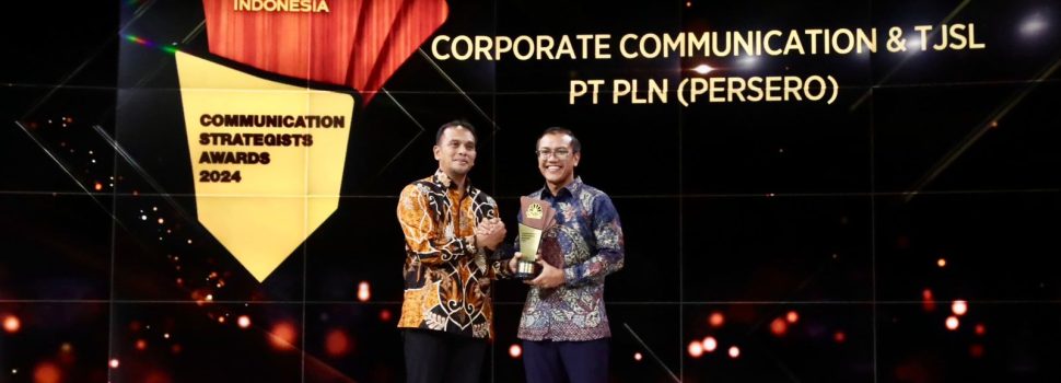 Mantap!! PLN Sabet Penghargaan CNBC Indonesia Communications Strategist Award 2024