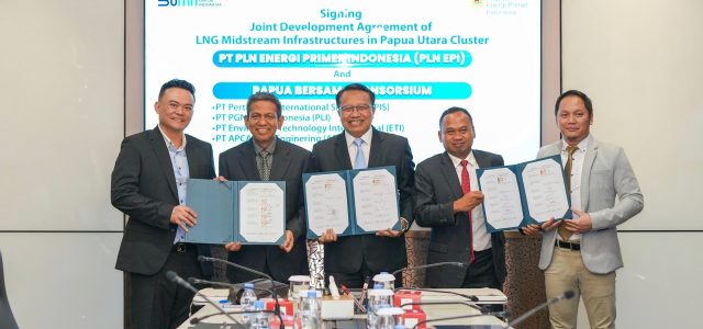 Teken JDA dengan Mitra Strategis, PLN EPI Perkuat Rantai Pasok Gas di Papua Utara