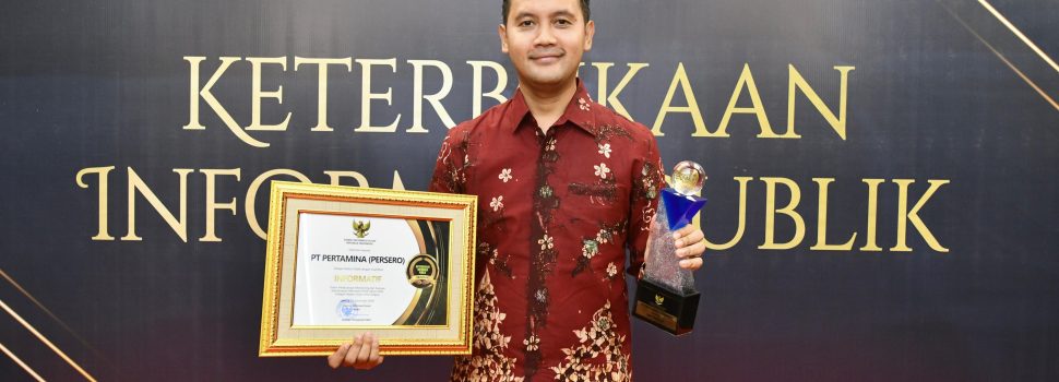 Pertamina Raih Predikat Informatif Badan Publik BUMN 2024 dari KIP