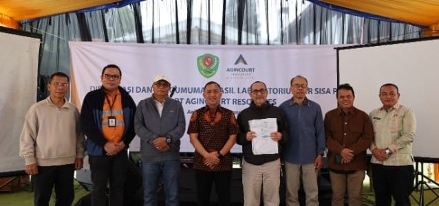 11 Tahun Air Sisa Proses Tambang Emas Martabe Selalu Patuhi Baku Mutu