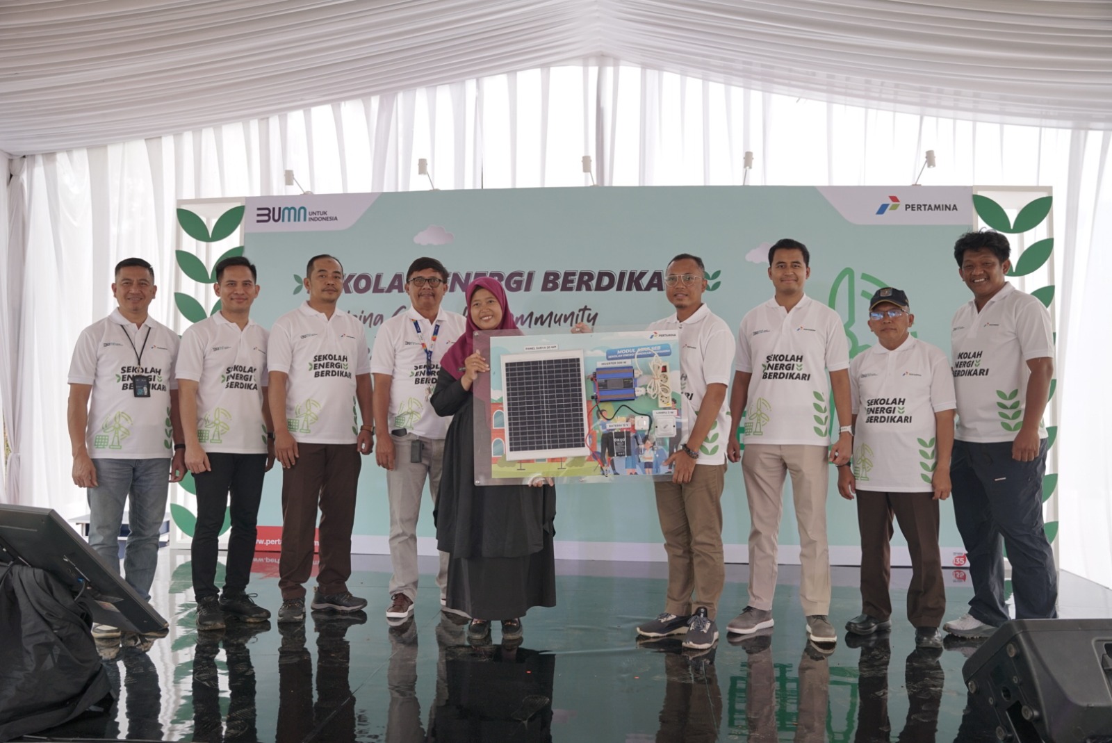 Keren!! PGN Jadikan SMPN 34 Depok Sekolah Energi Berdikari