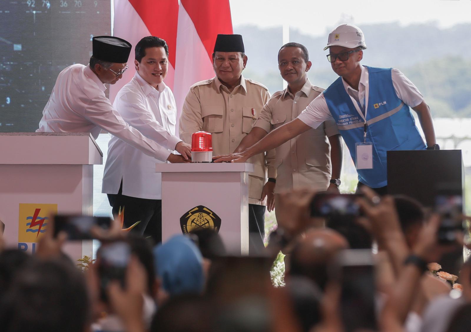 Resmikan 37 Proyek Ketenagalistrikan Nasional sebagai Fondasi Mengejar Target Pertumbuhan Ekonomi 8 Persen, Ini Gebrakan 100 Hari Presiden Prabowo