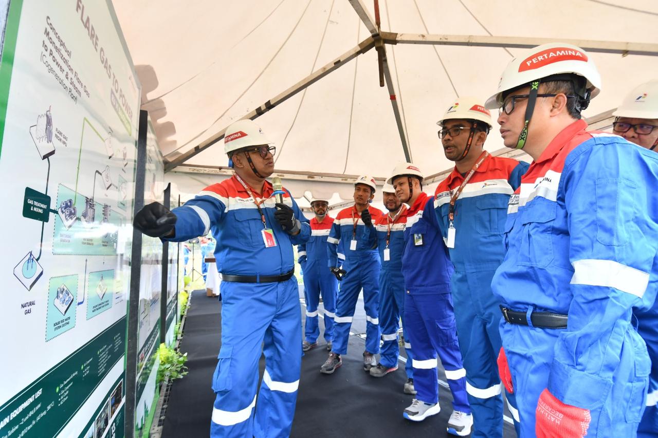 Mantaps!! Pertamina Manfaatkan Gas Suar Kilang Jadi Listrik