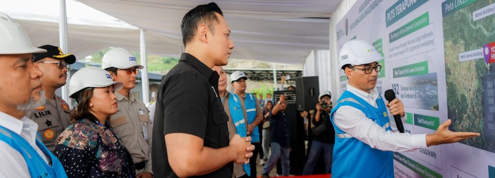 Hasilkan Energi Bersih, Menko Bidang IPK Tinjau PLTS Terapung Cirata