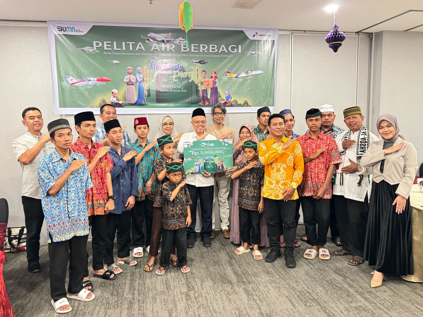 Pelita Air Berbagi Kebahagiaan Ramadan untuk Anak Panti Asuhan di 15 Kota