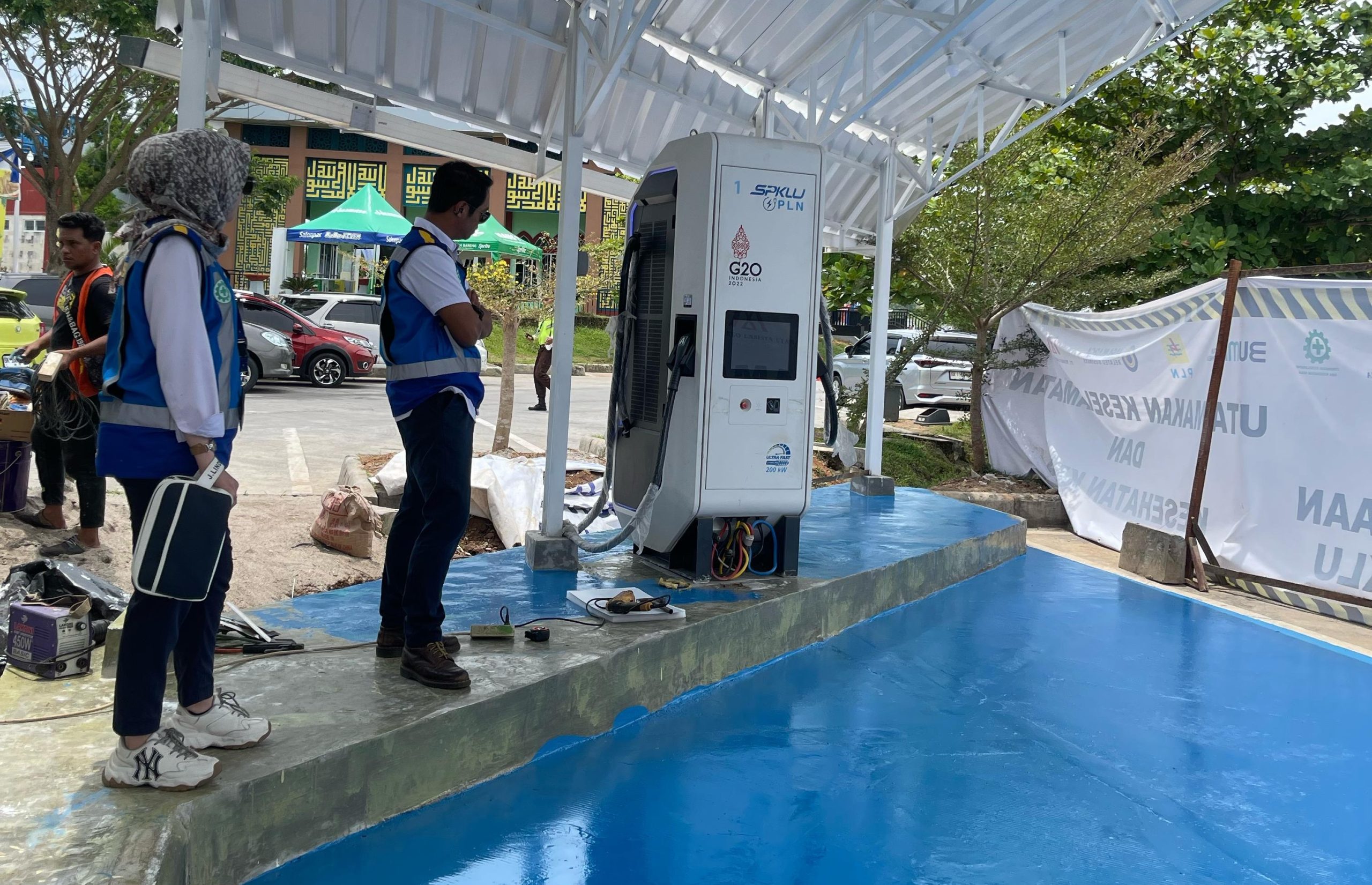 Dukung Mudik Ramah Lingkungan, Jasa Marga Hadirkan SPKLU Ultra Fast Charger di Tol Medan
