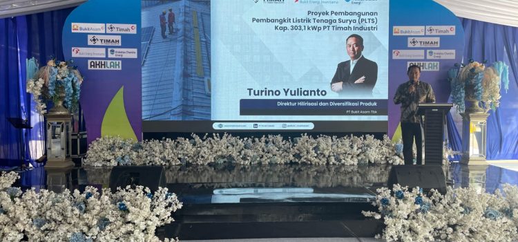 PLTS 1,2 MWp, PTBA Panaskan Ambisi Menuju Net Zero Emission 2060
