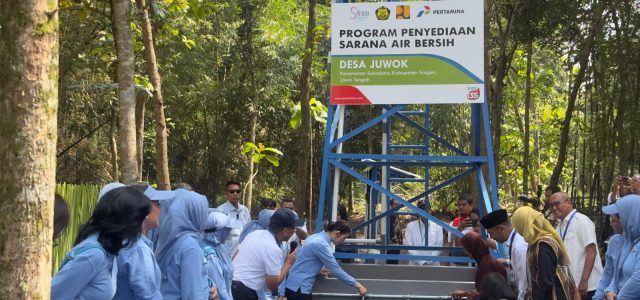 Pertamina Bor Sumur Kehidupan! 1.280 KK Sragen Kini Nikmati Akses Air Bersih