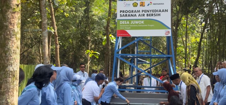 Pertamina Bor Sumur Kehidupan! 1.280 KK Sragen Kini Nikmati Akses Air Bersih