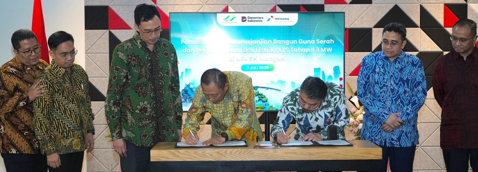 Pertamina & PTPN III Tancap Gas Garap Energi Hijau di Sei Mangkei