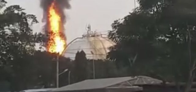 Heboh Api di Terminal LPG Cilegon, Polisi Tegaskan Bukan Kebakaran tapi Proses Flaring