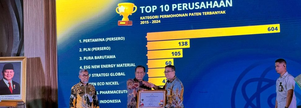 Keren! Pertamina Juara Paten Terbanyak, Catat 604 Inovasi Teknologi