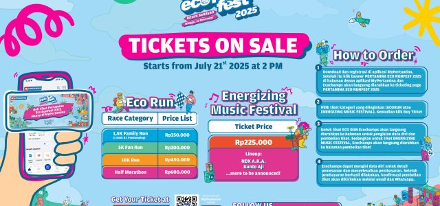 Tiket Pertamina Eco RunFest 2025 Resmi Dibuka! Siap-Siap Rebut Slot Mulai 21 Juli
