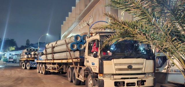 Waskita Kuasai Proyek Kilang Pertamina di Papua, Kirim Ratusan Beton Jumbo ke Sorong!