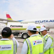 Top! Pelita Air Catat Sejarah, Terbang Perdana Pakai SAF Minyak Jelantah Pertamina