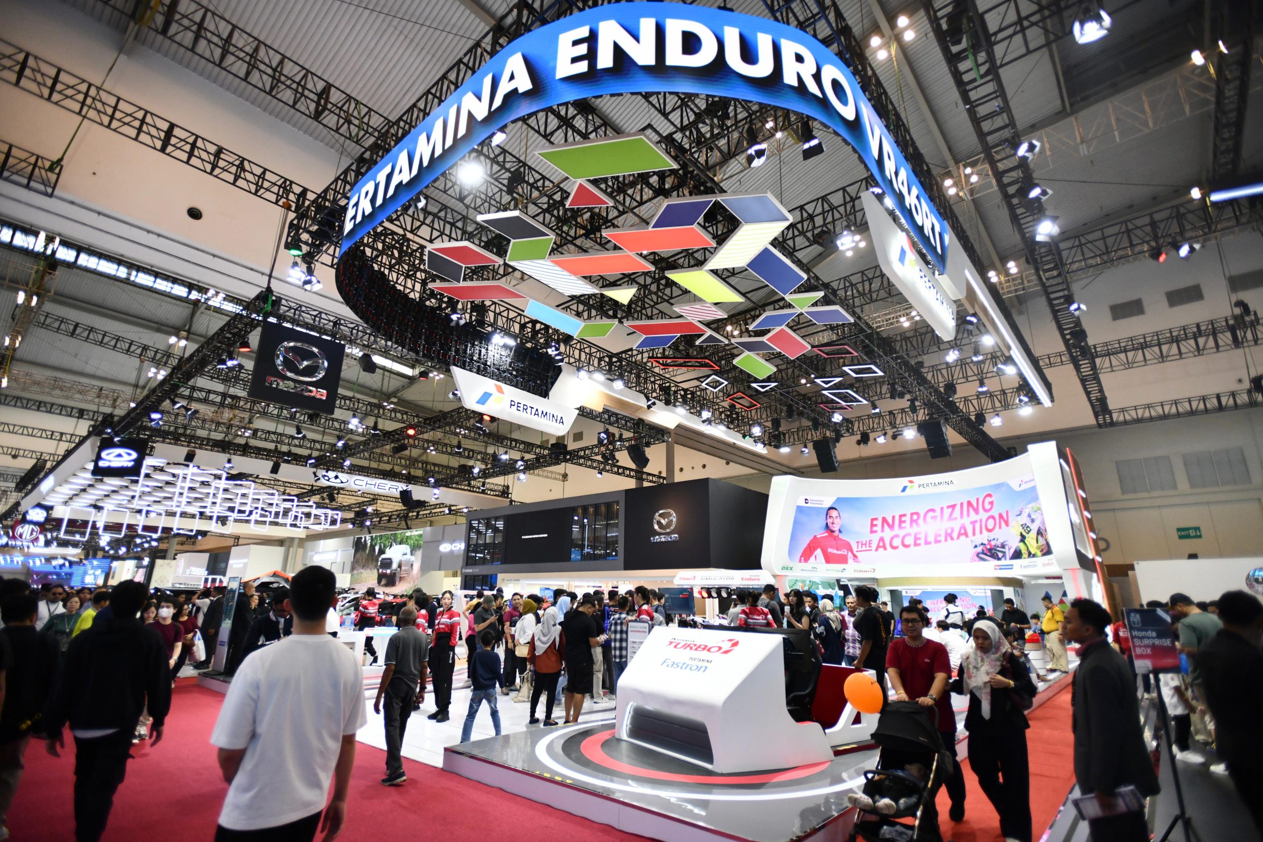 Geger di GIIAS 2025! Booth Pertamina Paling Seru, Bisa Balapan hingga Menang Tiket MotoGP Mandalika!