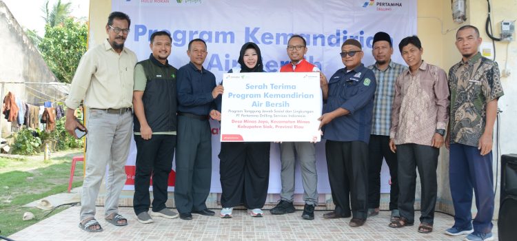 Sumur Air Bersih Pertamina Drilling Diserbu Warga Minas Jaya, Puluhan Keluarga Langsung Nikmati Manfaatnya