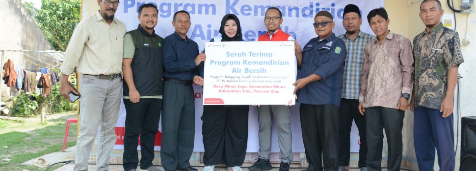 Sumur Air Bersih Pertamina Drilling Diserbu Warga Minas Jaya, Puluhan Keluarga Langsung Nikmati Manfaatnya