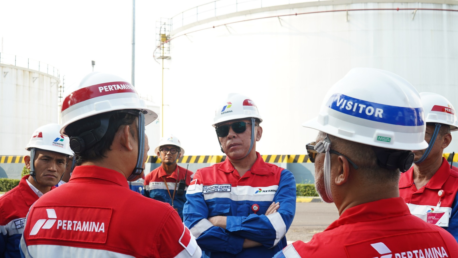 Komut Pertamina Mochamad Iriawan Tinjau Terminal BBM Rewulu di Hari Libur