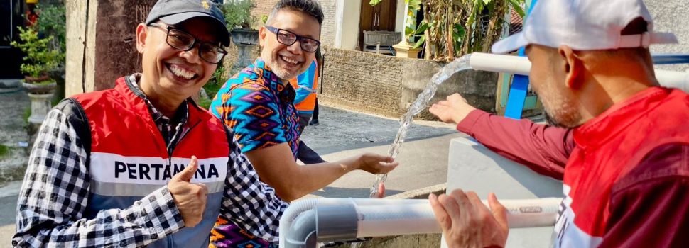 Pertamina Bangun Sarana Air Bersih di Sragen, Warga Didorong Mandiri Kelola Fasilitas