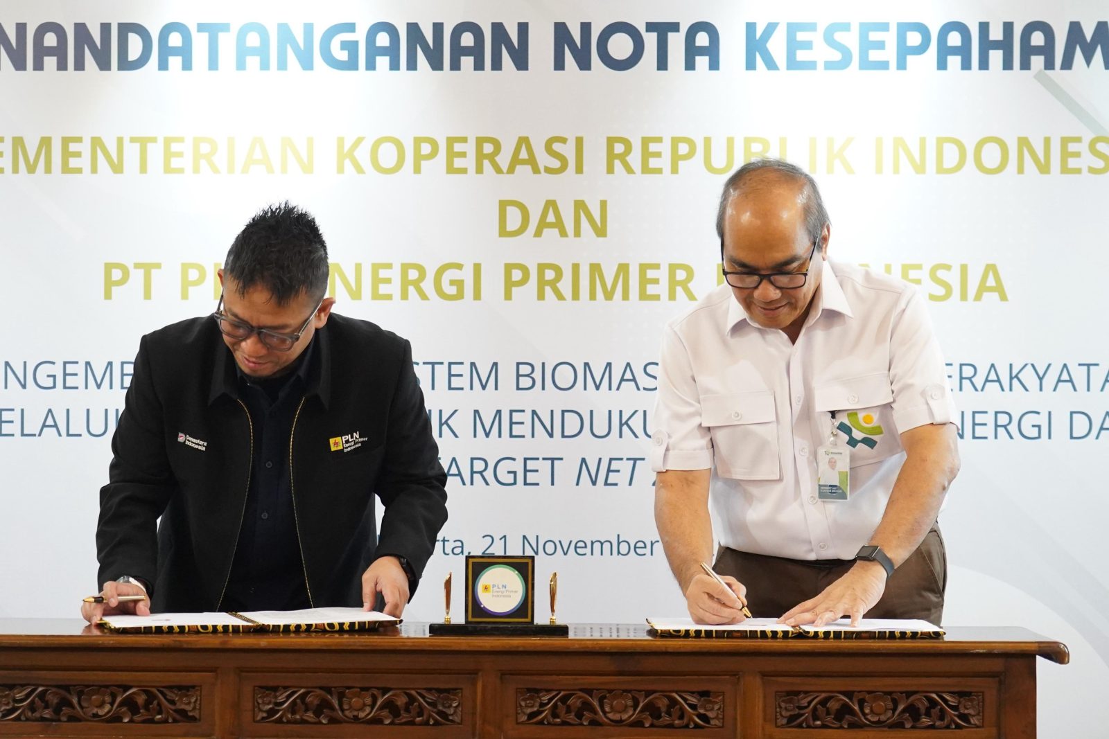 PLN EPI Gandeng Kemenkop, Ekosistem Biomassa Nasional Siap Tancap Gas