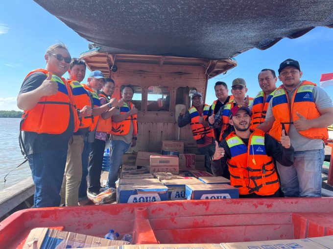 PDSI terobos banjir Aceh Tamiang pakai kapal, kirim logistik ke Rig PDSI#19.1/LTO350-M dan bantu warga. Operasi pemboran harus tetap aman!