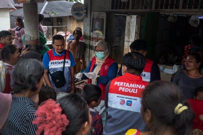 Relawan Pertamina Peduli Tancap Gas Jemput Bola, Warga Terdampak Banjir Sumatra Dapat Layanan Langsung