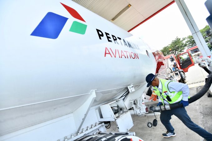 Pertamina siagakan pasokan Avtur di Aceh seiring lonjakan penerbangan bantuan bencana, konsumsi AFT SIM melonjak hingga 223%.