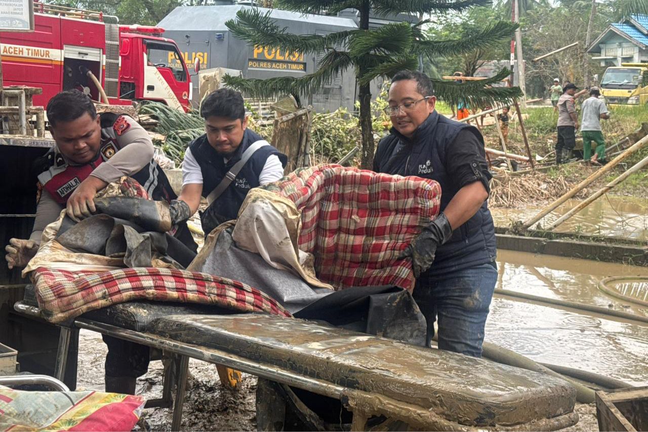 PLN Turunkan Relawan Pegawai ke Aceh, Trauma Healing Anak Jadi Fokus Pascabencana