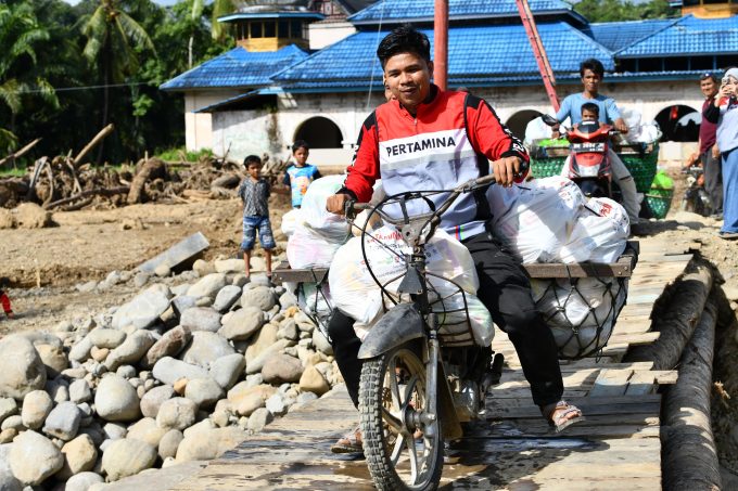 Sebulan Pascabencana Sumatra, Pertamina Gaspol Salurkan Bantuan hingga Wilayah Terisolasi