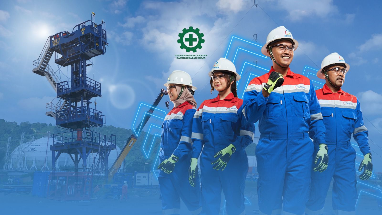 Elnusa tekan emisi 3.079 ton CO2e pada 2025, lampaui target dan perkuat strategi HSSE serta inovasi 2026.