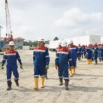 Direksi PDSI meninjau rig di wilayah kerja Rokan. Fokus pada budaya safety dan penguatan kinerja operasi migas nasional.