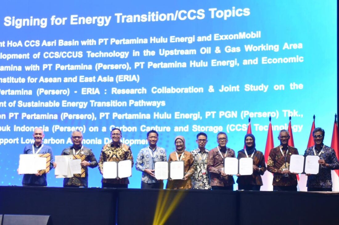 Pertamina Gandeng ERIA, Gaspol Percepat Transisi Energi hingga CCS di ASEAN