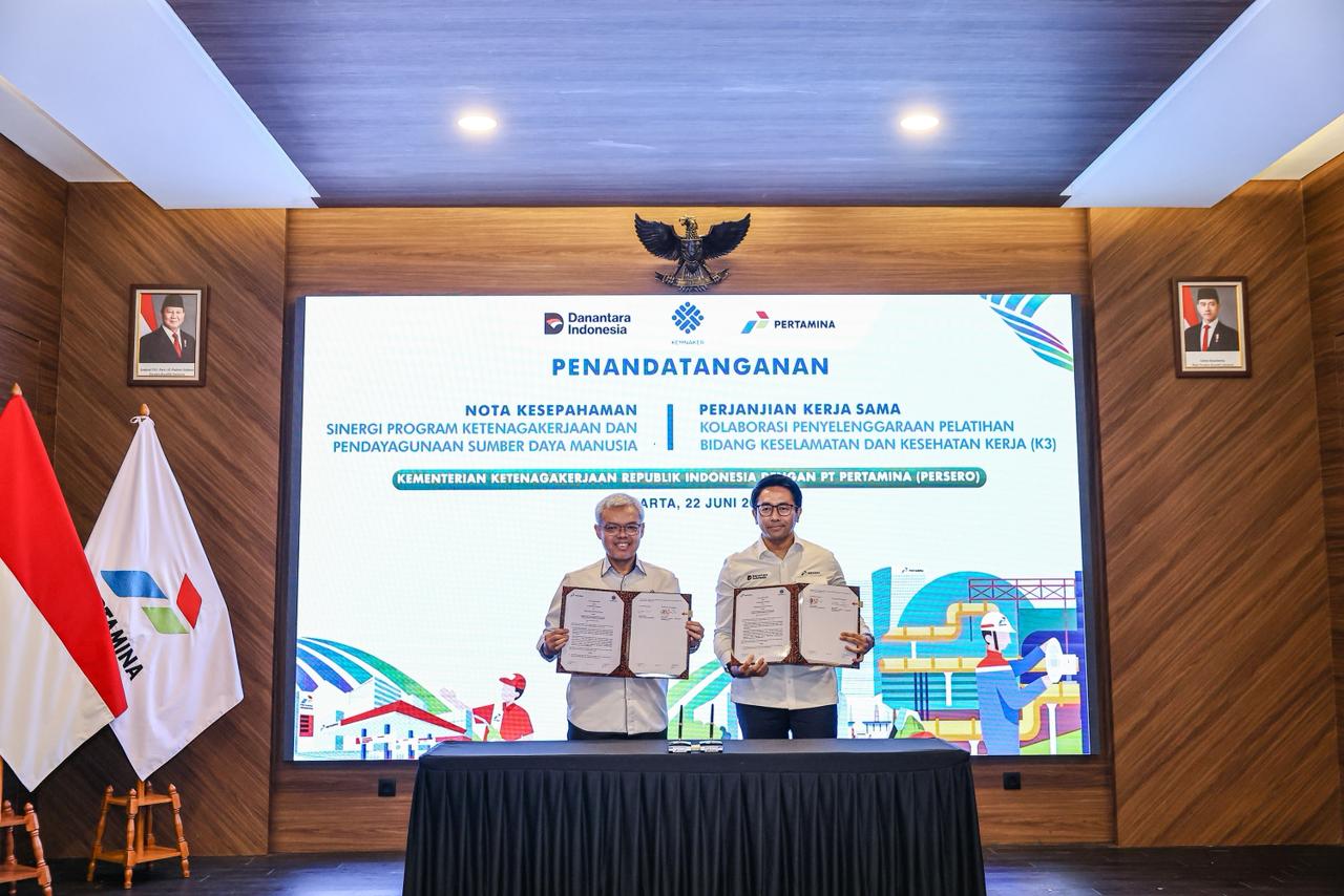 Pertamina Gandeng Kemnaker, Perkuat Kompetensi SDM dan Budaya K3 di Sektor Energi