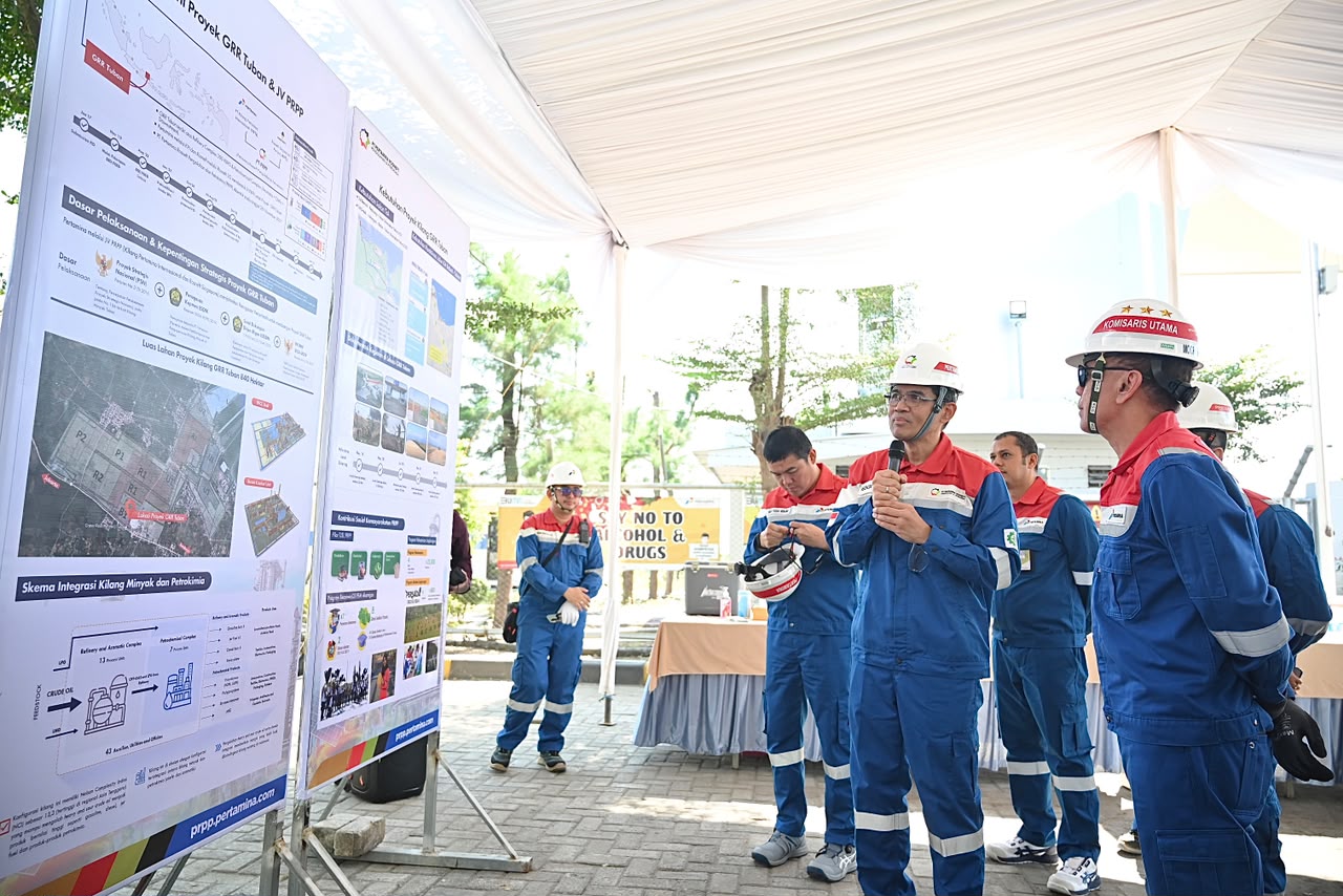 Komut Pertamina Tinjau Proyek Strategis Tuban, Soroti Kilang Baru hingga Terminal LPG