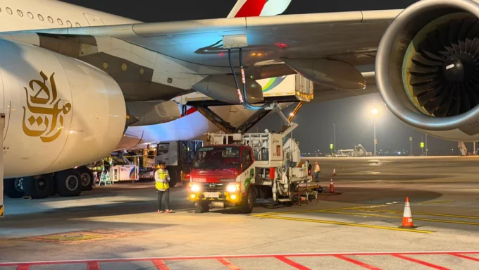 A380 Emirates Mendarat di Soetta, Pertamina Sigap Layani Pengisian Avtur