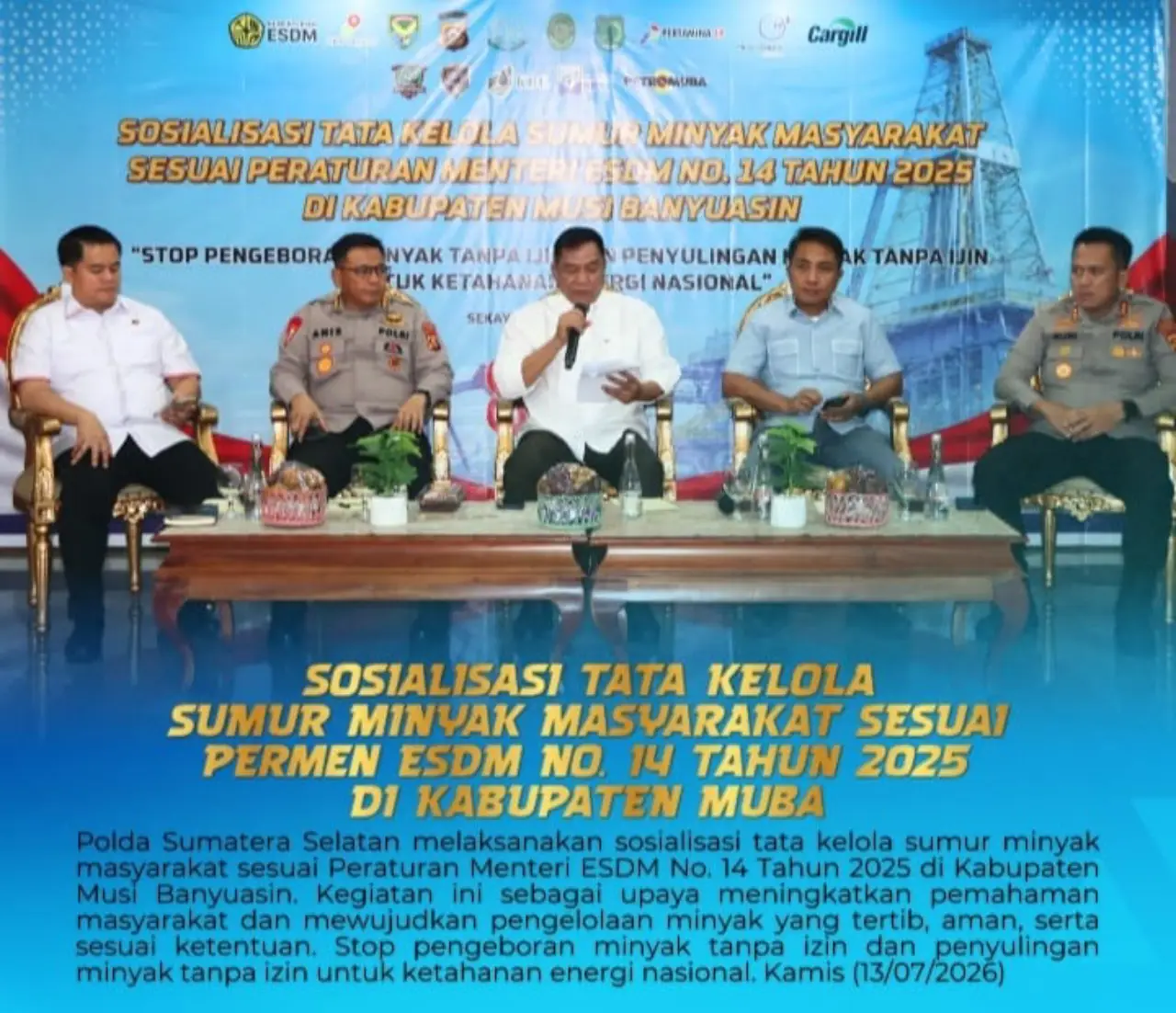 SKK Migas Utamakan Langkah Preventif Dalam Menghetikan Pencurian Aset di Sumbagsel 