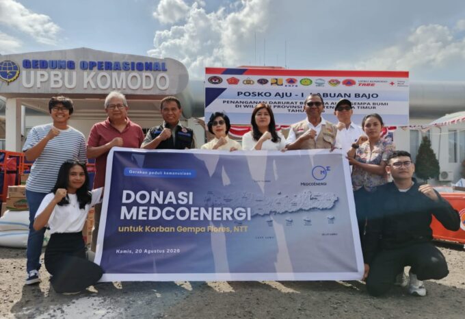 Peduli Bencana NTT, MedcoEnergi Salurkan Bantuan Logistik