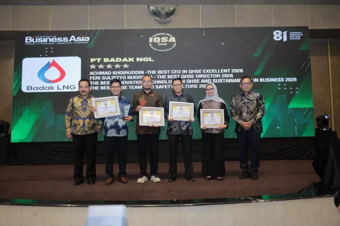 Badak LNG Borong 5 Penghargaan IQSA 2026, Budaya Safety Jadi Kunci
