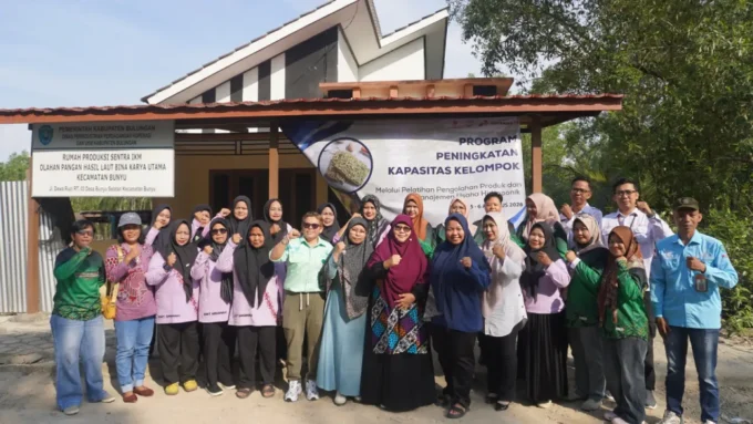 PEP Bunyu Gaspol Bikin UMKM Naik Kelas, Hasil Hidroponik Disulap Jadi Produk Bernilai