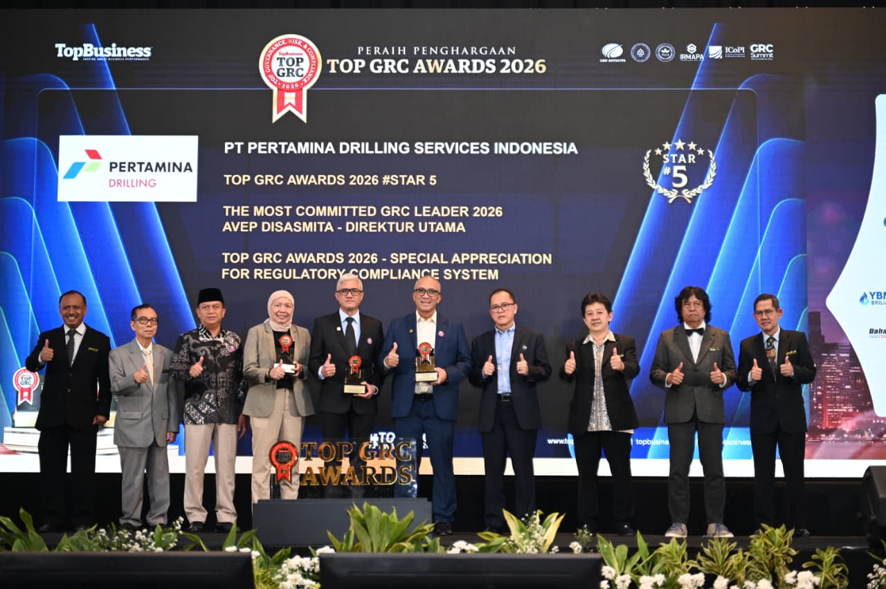 Pertamina Drilling Borong 3 Penghargaan GRC 2026, Bosnya Ikut Diganjar