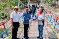 Jembatan Kaluppini Pulih, 5.000 Warga Enrekang Kembali Terhubung