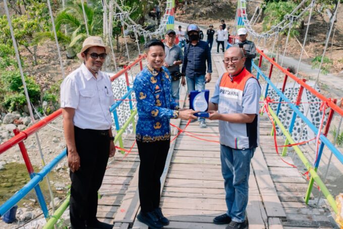 Jembatan Kaluppini Pulih, 5.000 Warga Enrekang Kembali Terhubung