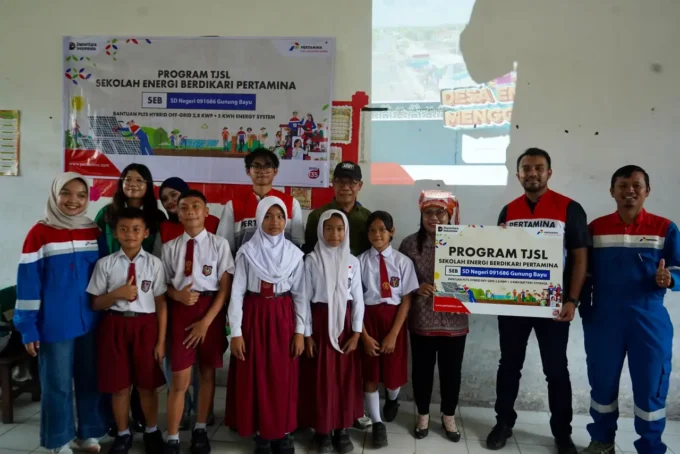 Hampir 15 Tahun Tanpa Air, Sekolah di Simalungun Kini Punya Listrik Surya