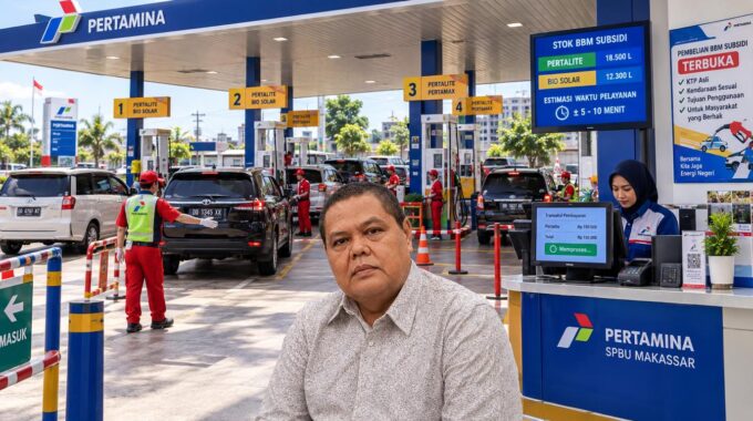 Sofyano Dukung Penambahan Nozzle BBM Subsidi di Makassar, Minta Pelayanan SPBU Dipercepat