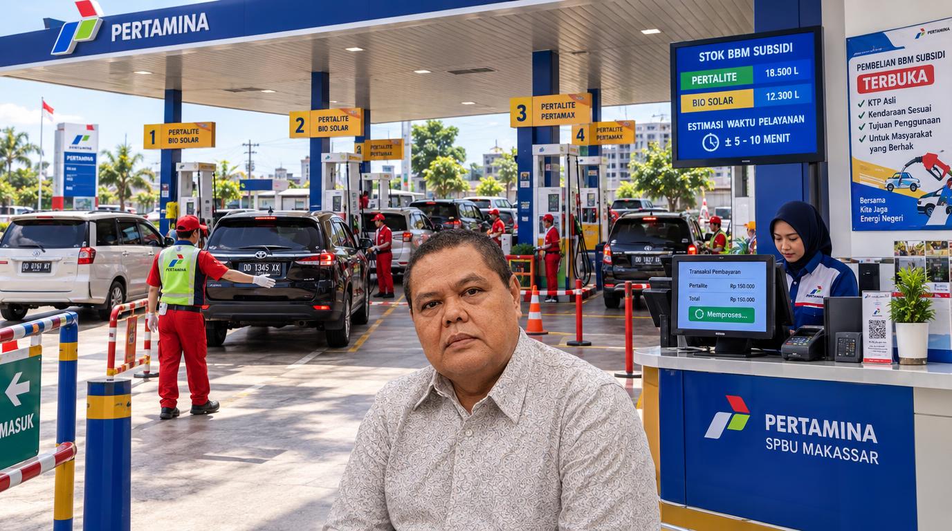 Sofyano Dukung Penambahan Nozzle BBM Subsidi di Makassar, Minta Pelayanan SPBU Dipercepat