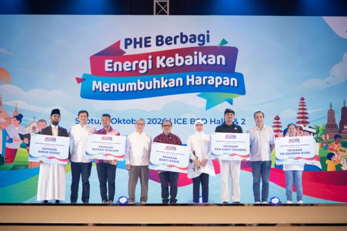 PHE Berbagi Makin Besar, 2.200 Anak Yatim dari 70 Yayasan Dapat Santunan